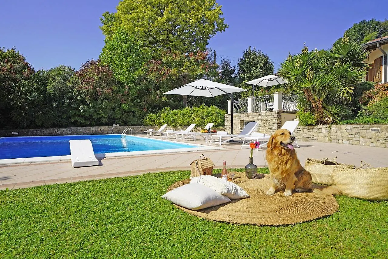 Villa Gelso Park And Private Pool, Lake View, Ac, Soiano Del Lago Italy